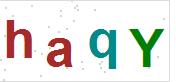 看不到验证码？点击重新换一个！